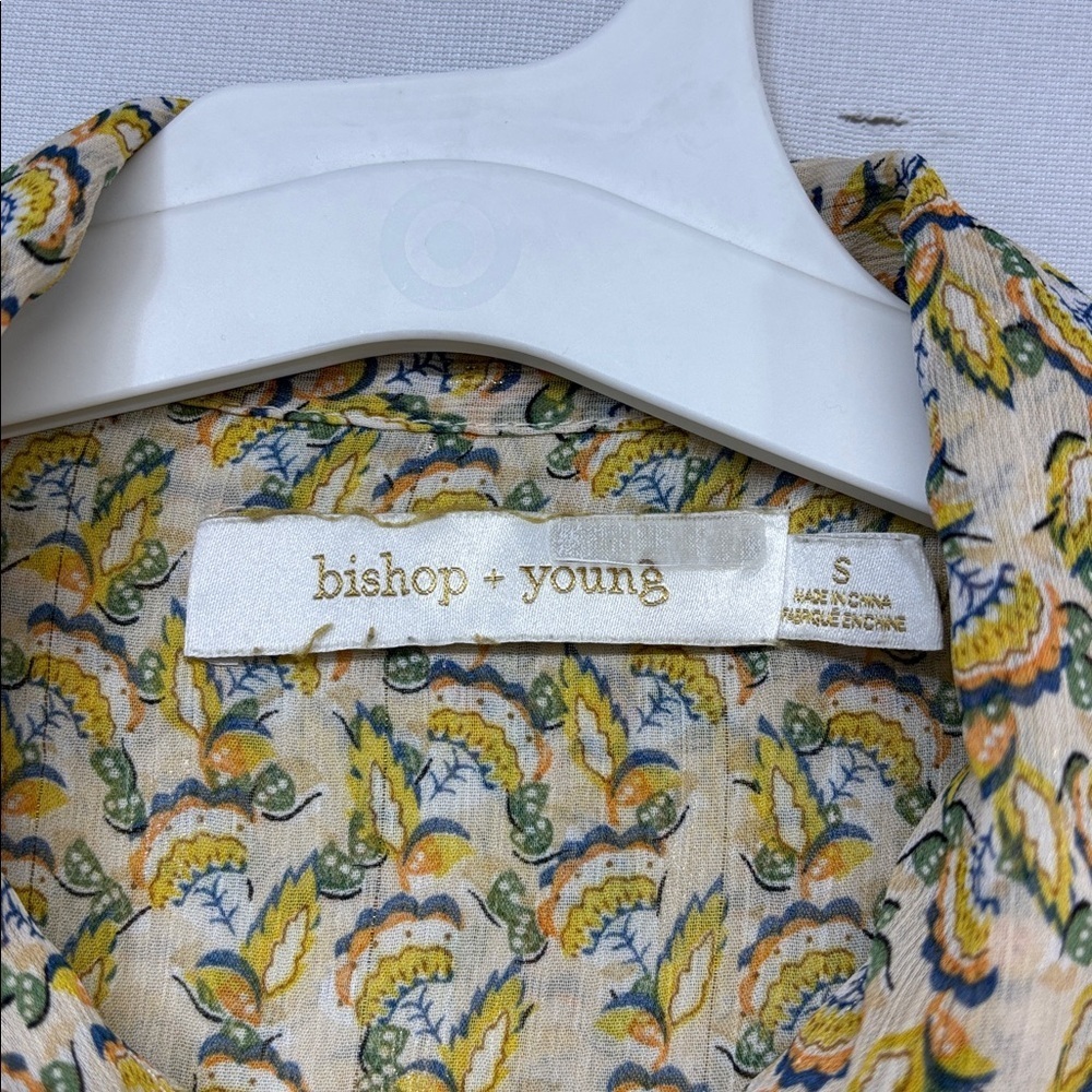 Bishop + Young Multicolor Patterned Long Sleeve B… - image 3